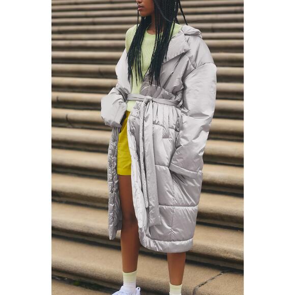 Anthropologie Daily Practice Puffer Coat - Size XXS/XS - Picture 4 of 5